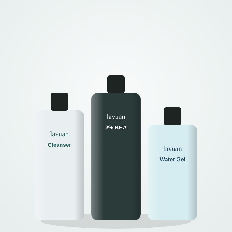 The Starter Routine Trio, 3 full-size products